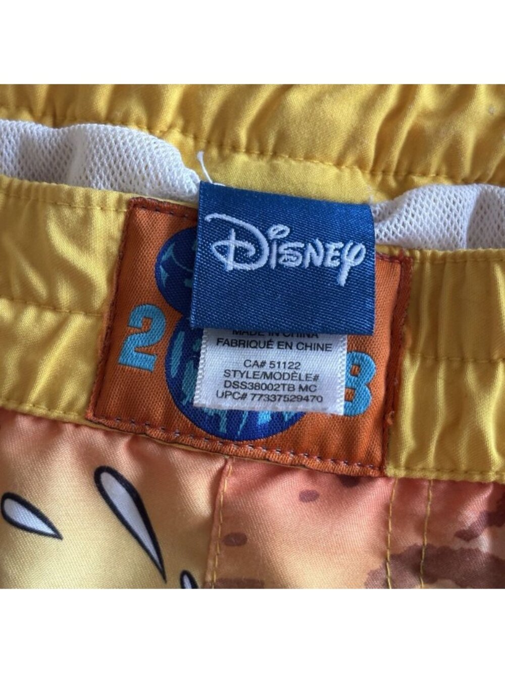 Vintage Disney Mickey Mouse Malibu Surf Swim Trunks Vibrant Summer Graphic Boy - Picture 7 of 11